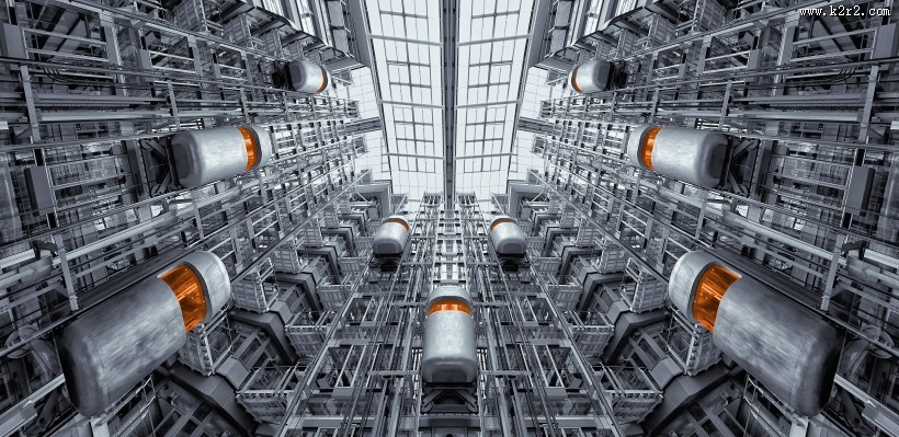 庞大的工厂图片