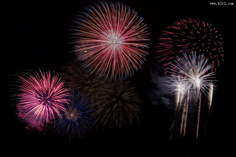 美丽的烟花图片