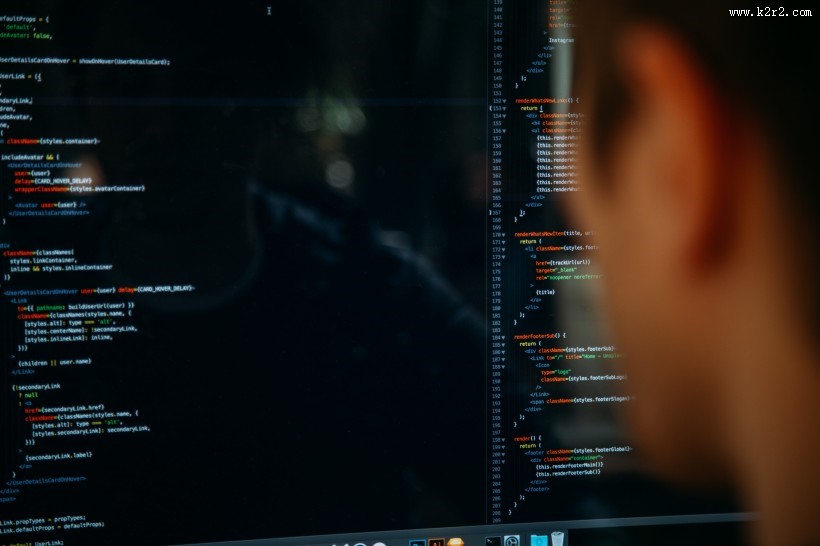 电脑显示屏上的代码图片大全