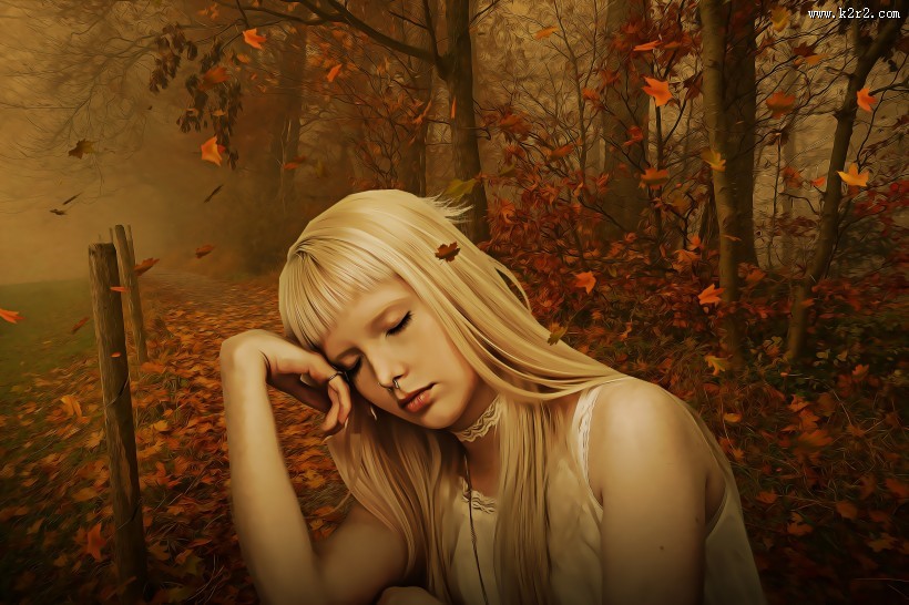 梦幻唯美插画图片