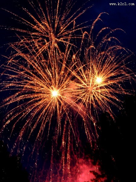 绚烂的烟花图片