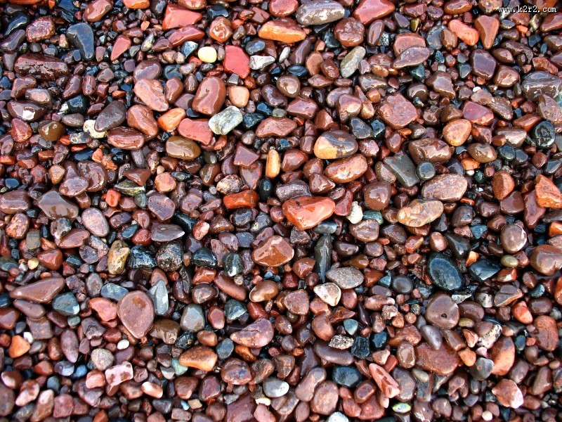 彩色的鹅卵石图片
