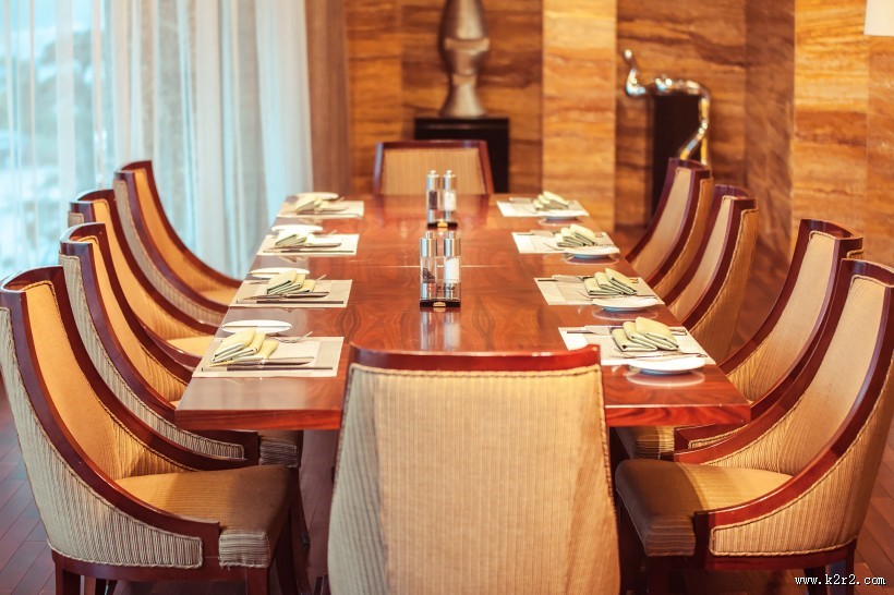 大型婚宴餐厅布置图片