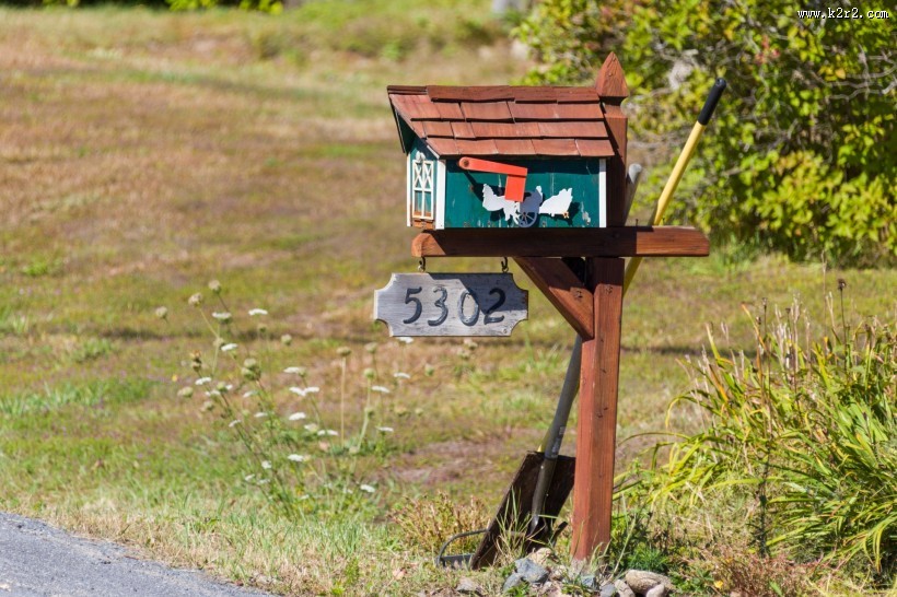 美国信箱邮筒图片