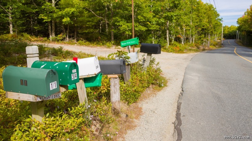 美国信箱邮筒图片
