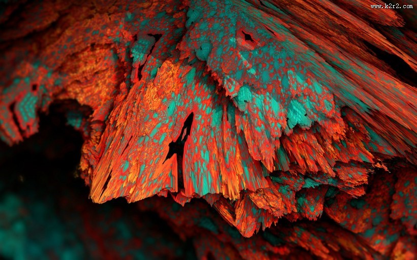 自然的矿石结晶图片