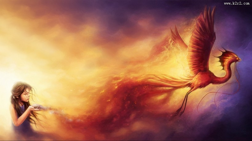 不死神鸟玄幻图片