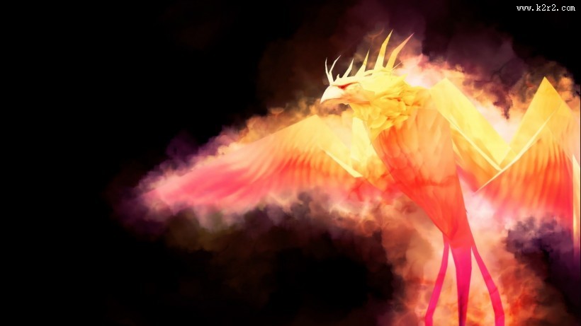 不死神鸟玄幻图片