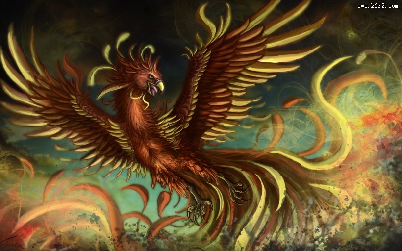 不死神鸟玄幻图片