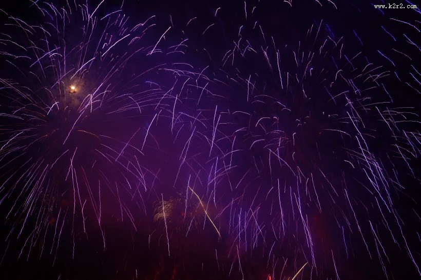 灿烂的烟花图片