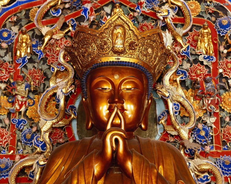 佛像特写图片