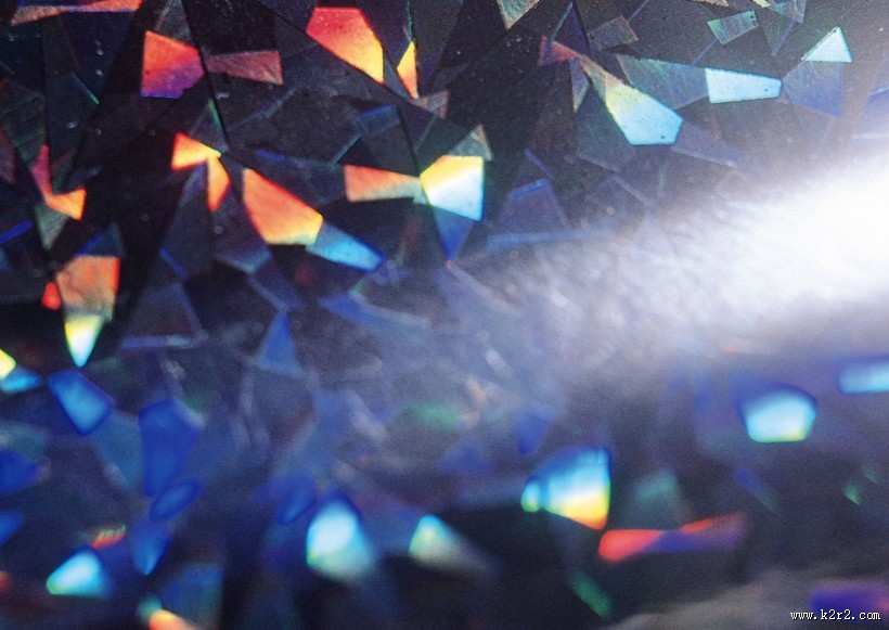 晶体反射图片