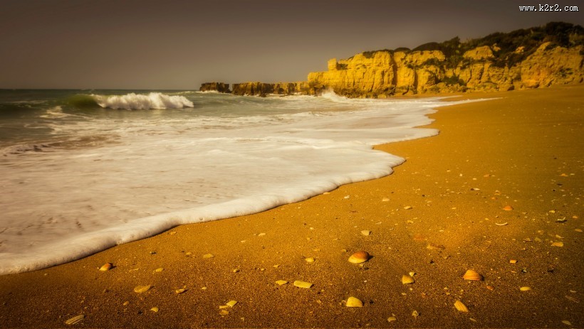 细软的海滩图片