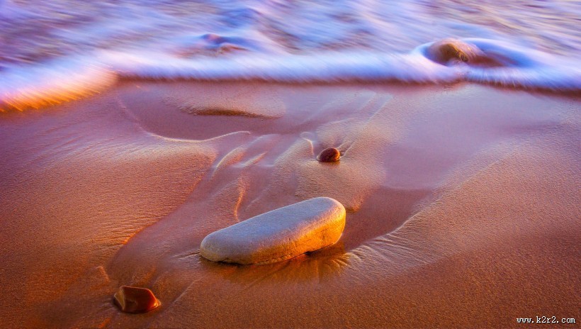 细软的海滩图片