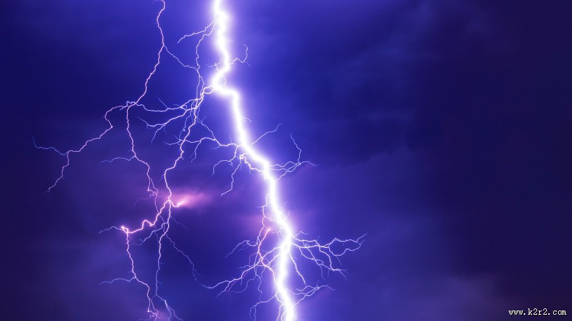 电光石火的闪电图片