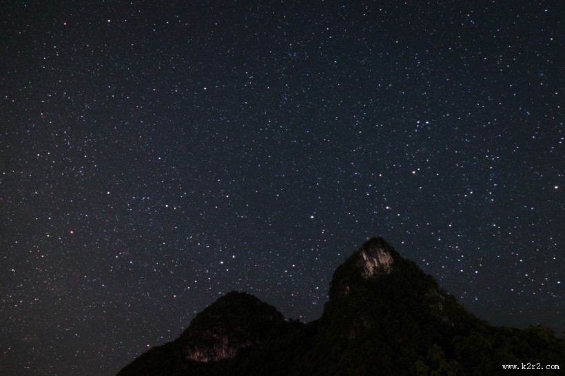 灿烂的星空图片