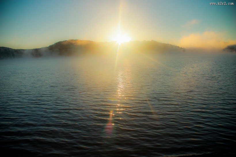 唯美的日出风景图片