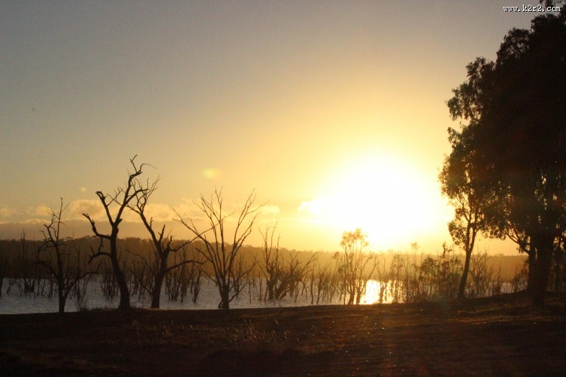 唯美的日出风景图片