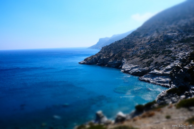 海边礁石海岸自然风景图片