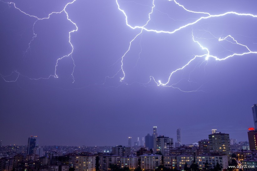 恐怖的闪电图片