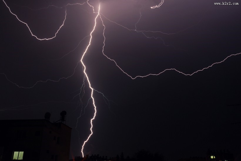 恐怖的闪电图片