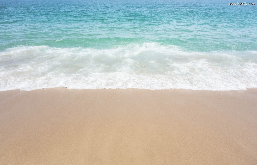 夏日海滨自然风景图片