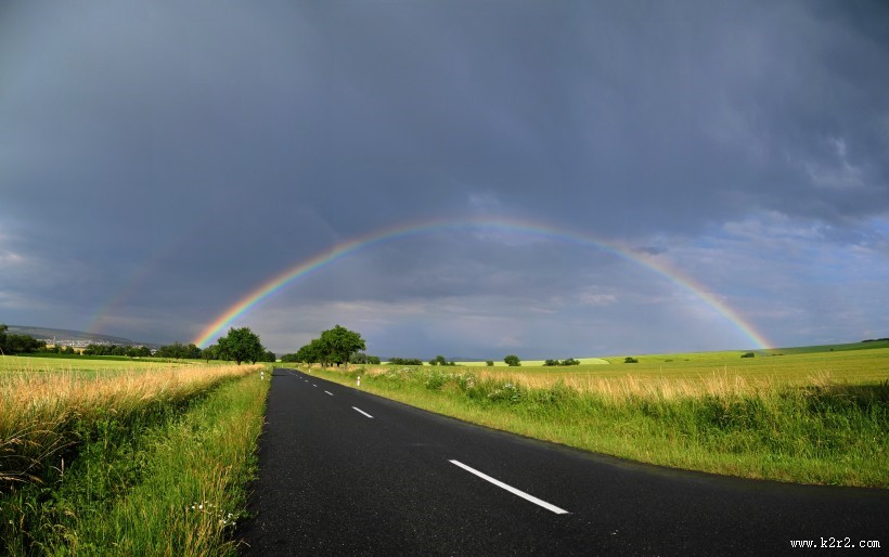 绚丽的彩虹图片大全