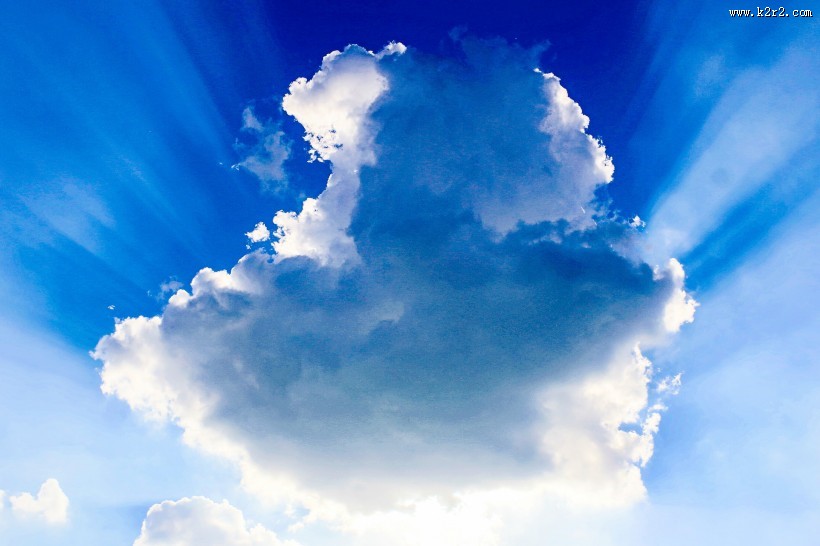 蓝天白云素材图片