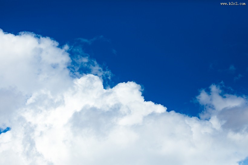 蓝天白云美丽风景图片