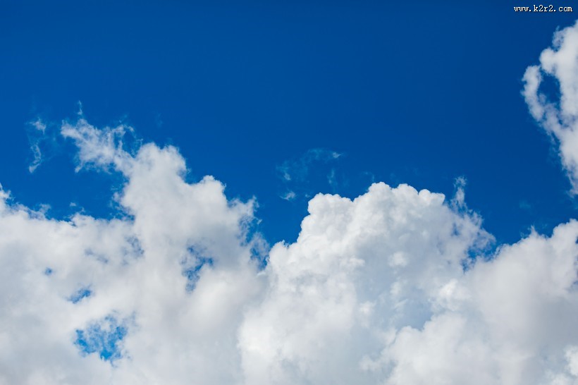 蓝天白云美丽风景图片
