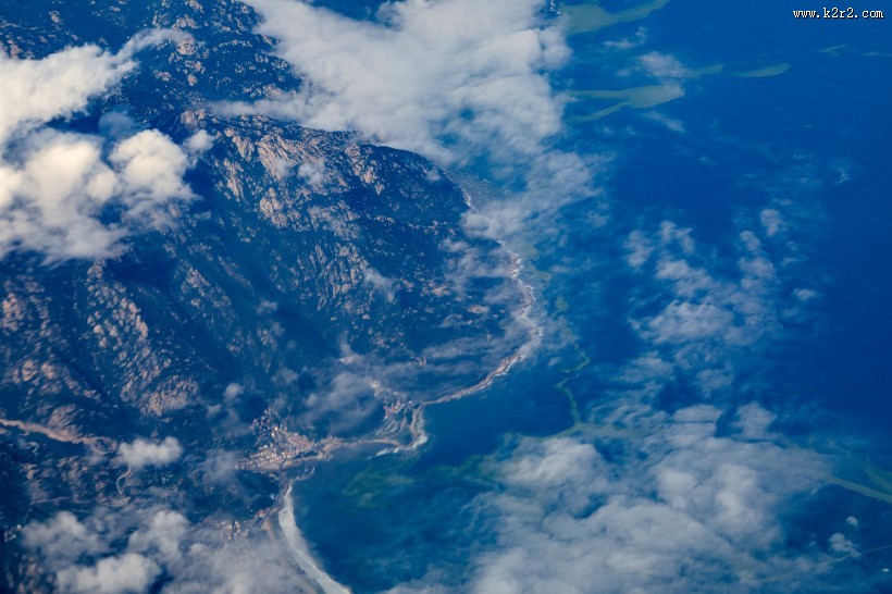 蓝天白云自然风景图片