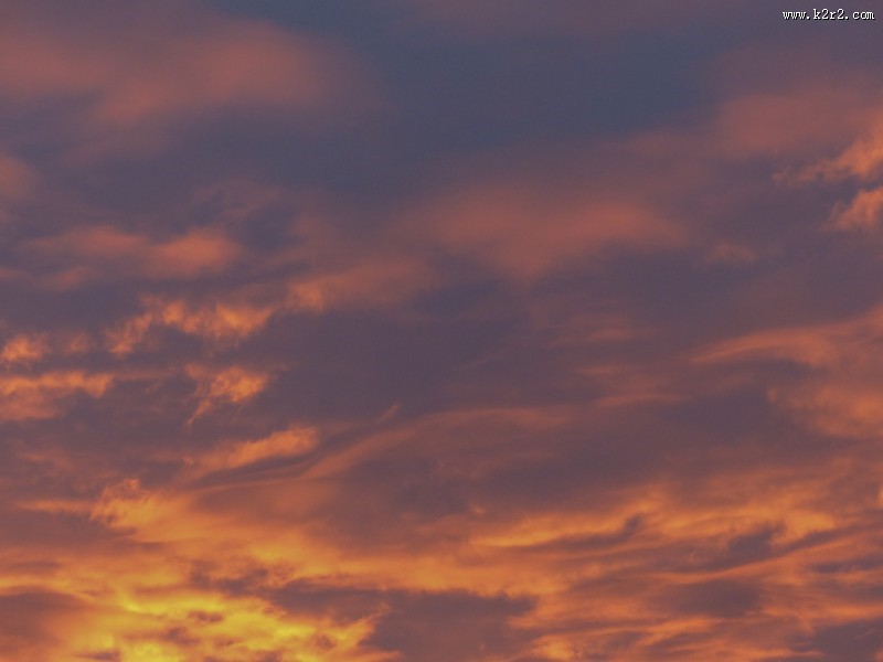 令人陶醉的晚霞图片