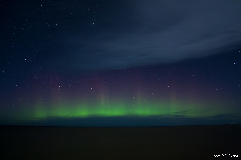 难得一见的极光美景图片