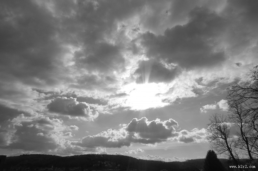 天空中的乌云图片