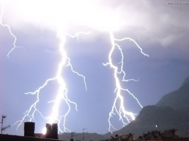 恐怖的闪电图片