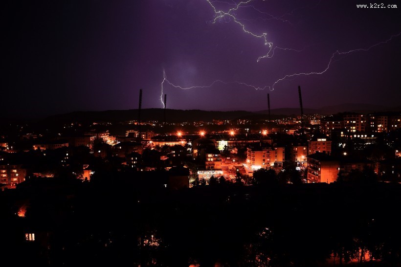 恐怖的闪电图片