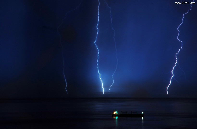 恐怖的闪电图片