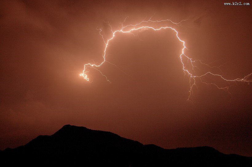 恐怖的闪电图片