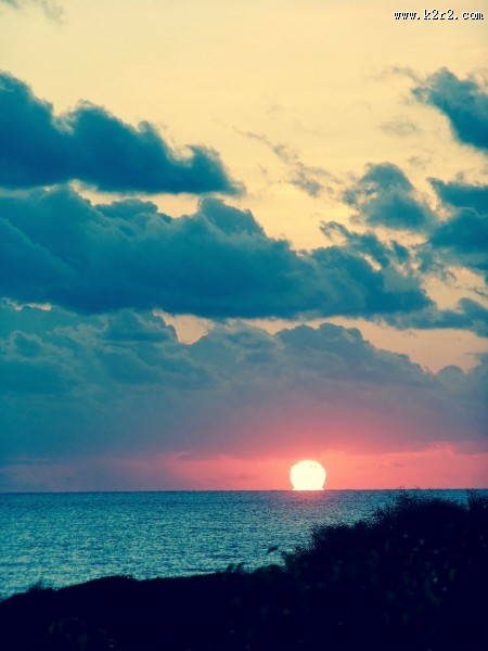 唯美的日出日落风景图片大全