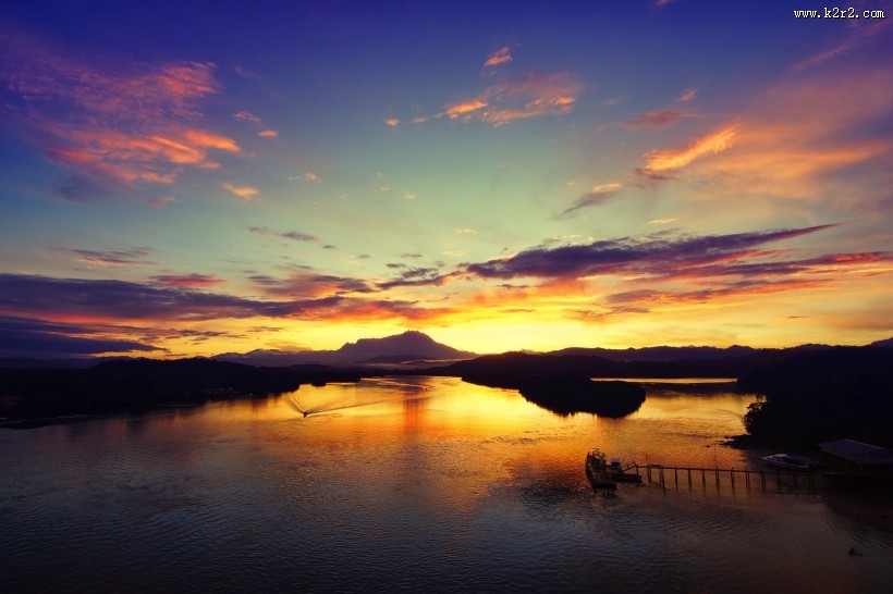 美丽的晚霞图片