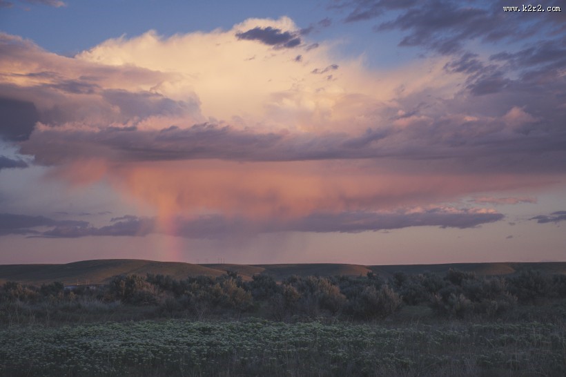 美丽的晚霞图片