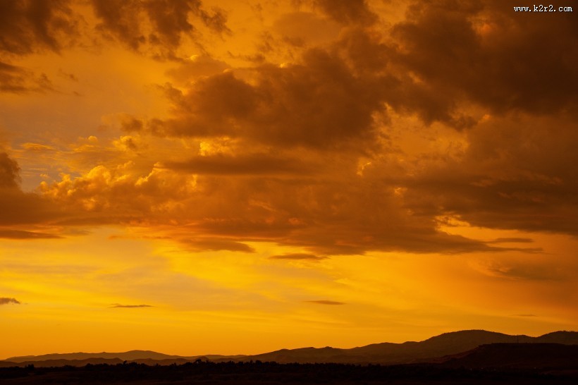美丽的晚霞图片
