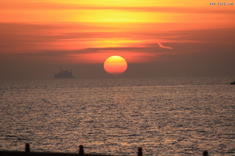 唯美的日出风景图片