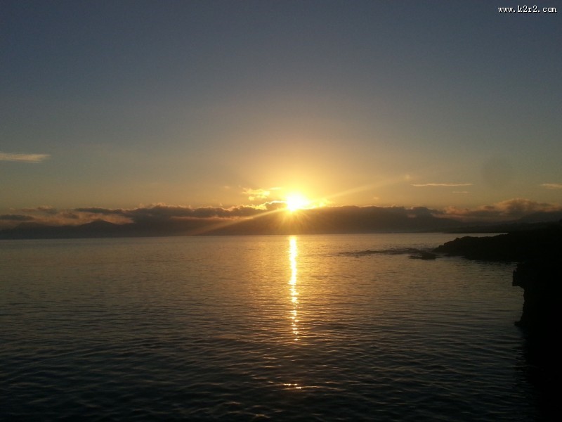 唯美的日出风景图片