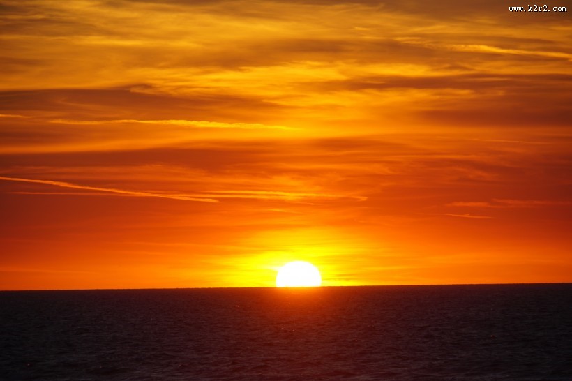 景色秀美的夕阳图片大全