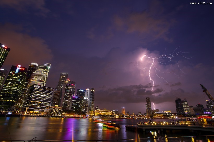 恐怖的闪电图片大全