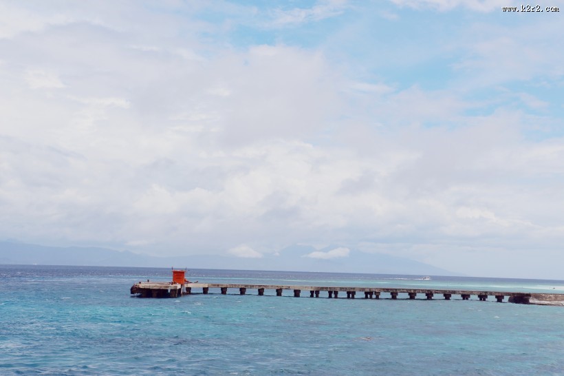 壮阔的大海风景图片