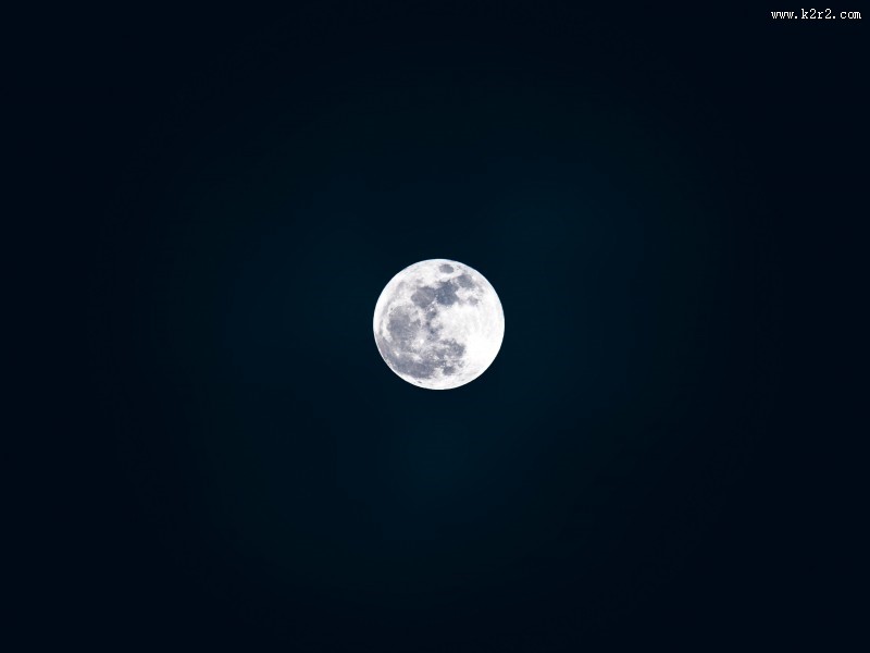 空中的月亮图片大全