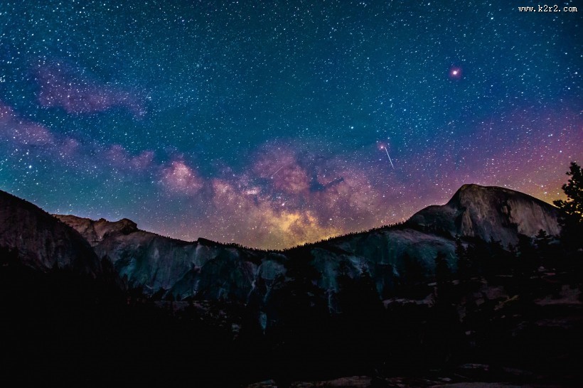 梦幻的星空图片