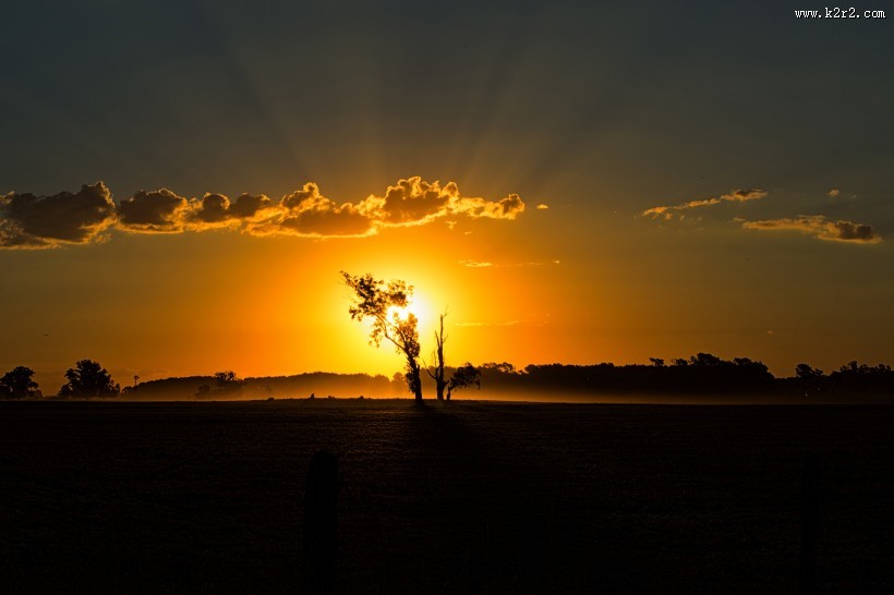 美丽的夕阳风景图片